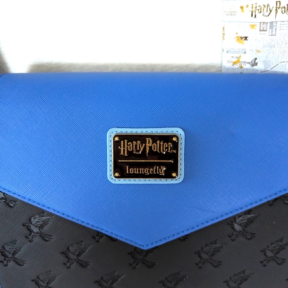 LOUNGEFLY | Harry Potter Ravenclaw House Chain Strap Crossbody Bag, BRAND NEW! - Picture 15 of 15